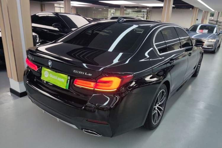 Used BMW 5 Series New Energy 2022 Second Facelift 535Le Pioneer Edition M Sport Package Rear Right 45 Deg