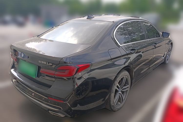 Used BMW 5 Series New Energy 2022 Updated Version 535Le Luxury Package Rear Right 45 Deg