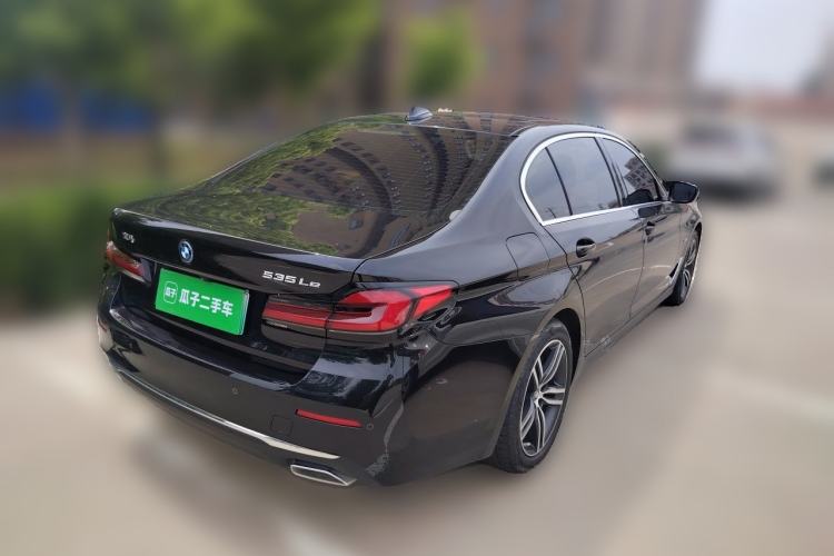 Used BMW 5 Series New Energy 2022 Updated Version 535Le Luxury Package Rear Right 45 Deg