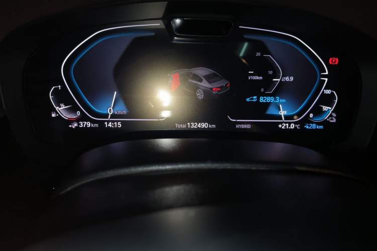 Used BMW 5 Series New Energy 2022 535Le Pioneer Edition M Sport Package Odometer Close Up