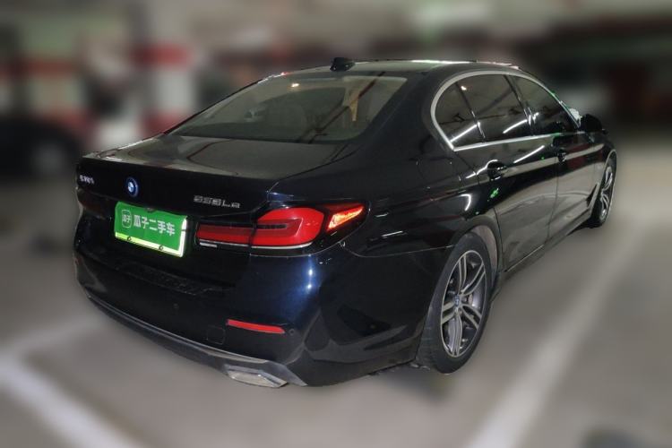 Used BMW 5 Series New Energy 2022 Second Facelift 535Le Luxury Package Rear Right 45 Deg