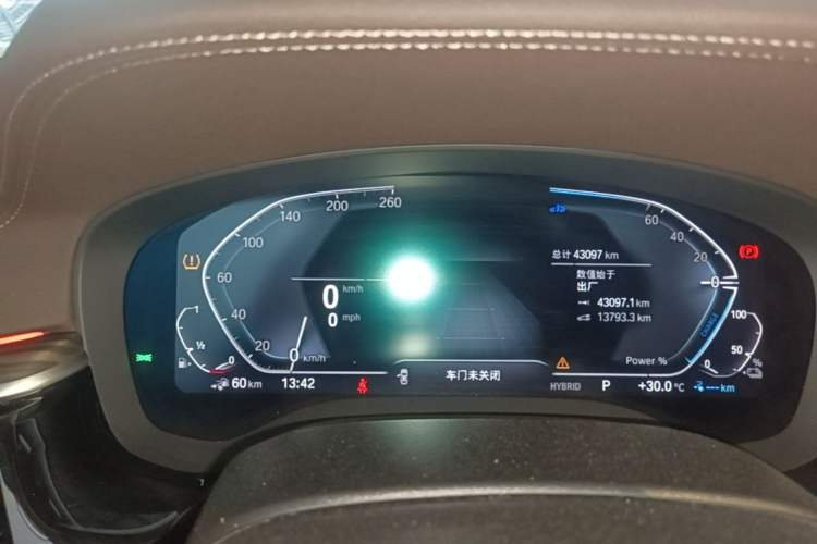 Used BMW 5 Series New Energy 2022 Second Facelift 535Le Luxury Package Instrument Cluster