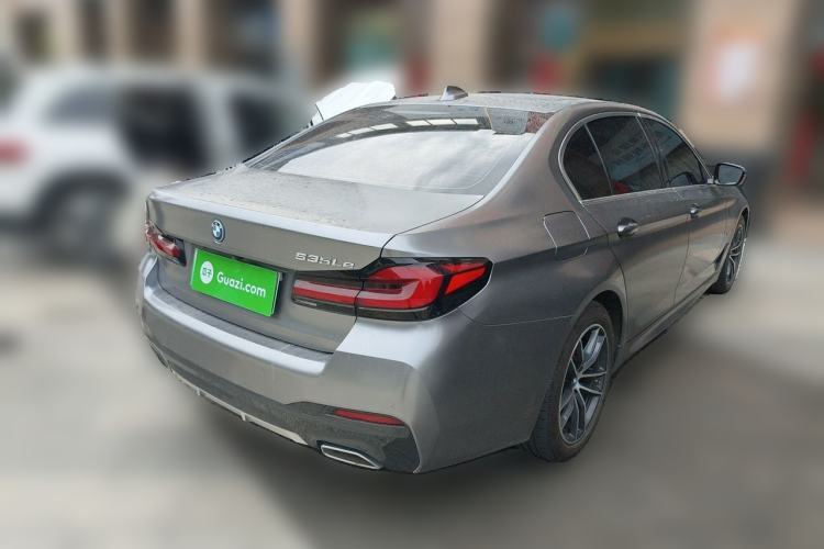 Used BMW 5 Series New Energy 2022 Second Facelift 535Le Pioneer Edition M Sport Package Rear Right 45 Deg
