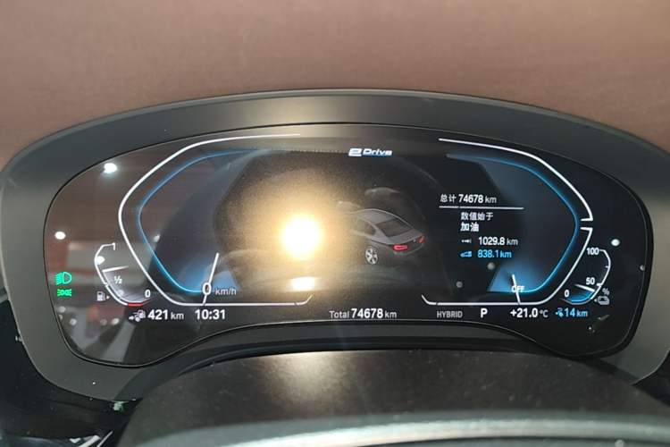 Used BMW 5 Series New Energy 2022 Updated Version 535Le Luxury Package Instrument Cluster