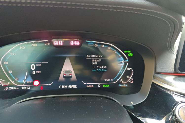 Used BMW 5 Series New Energy 2022 535Le Pioneer Edition M Sport Package Odometer Close Up