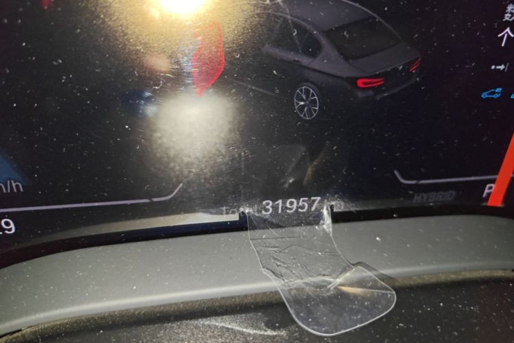Used BMW 5 Series New Energy 2022 Second Facelift 535Le M Sport Package Odometer Close Up