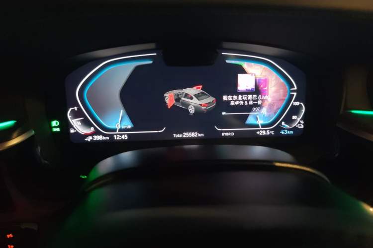 Used BMW 5 Series New Energy 2022 Revised Version 3 535Le Pioneer Edition M Sport Package Odometer Close Up