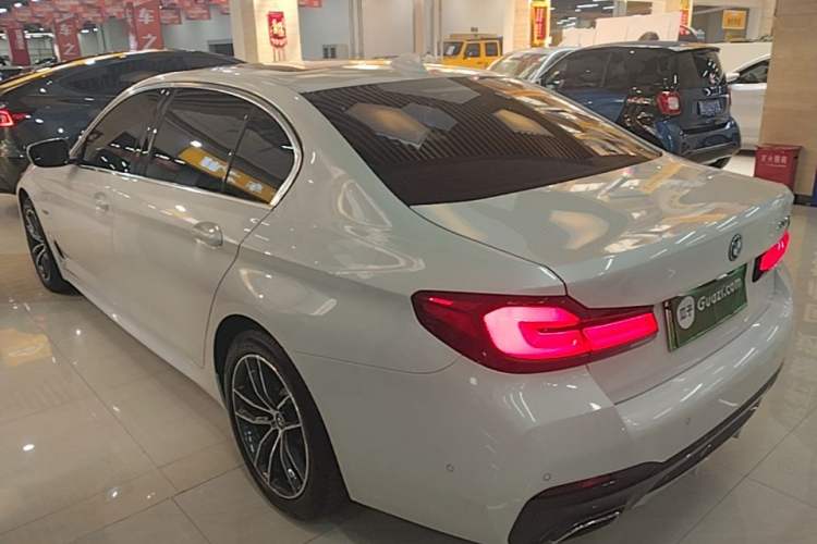 Used BMW 5 Series New Energy 2022 Second Facelift 535Le Pioneer Edition M Sport Package Rear Left 45 Deg