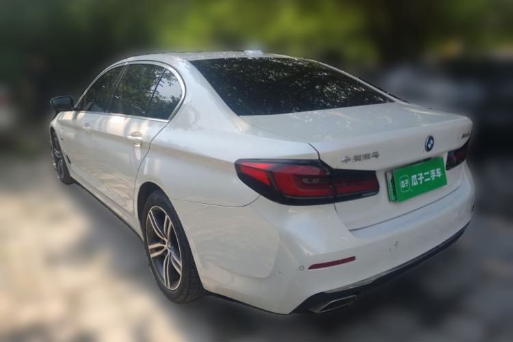 Used BMW 5 Series New Energy 2022 Updated Version 535Le Luxury Package Rear Left 45 Deg