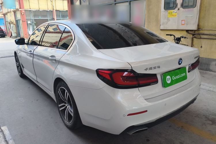 Used BMW 5 Series New Energy 2022 Second Facelift 535Le Luxury Package Rear Left 45 Deg