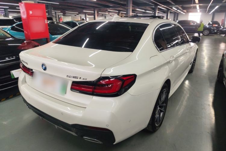 Used BMW 5 Series New Energy 2022 Second Facelift 535Le Pioneer Edition M Sport Package Rear Right 45 Deg