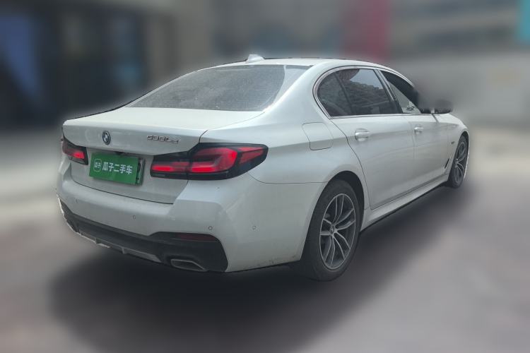 Used BMW 5 Series New Energy 2022 Restyled 535Le Pioneer Edition M Sport Package Rear Right 45 Deg