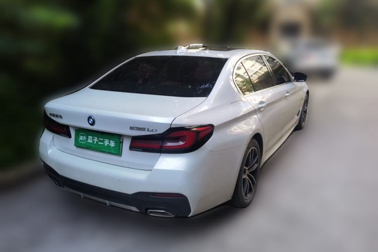 Used BMW 5 Series New Energy 2022 Second Facelift 535Le M Sport Package Rear Right 45 Deg