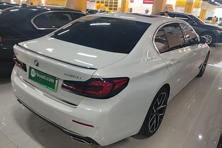 Used BMW 5 Series New Energy 2022 Updated Version 535Le Luxury Package Rear Right 45 Deg