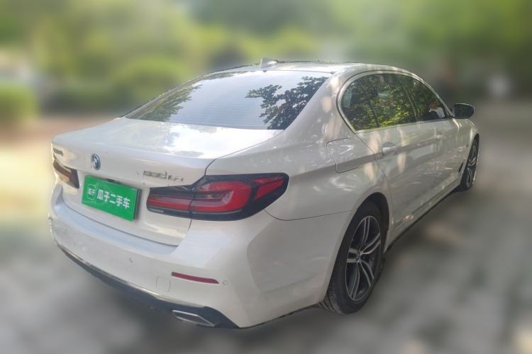 Used BMW 5 Series New Energy 2022 Updated Version 535Le Luxury Package Rear Right 45 Deg