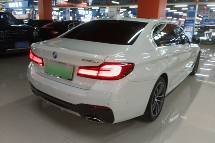 Used BMW 5 Series New Energy 2022 Second Facelift 535Le Pioneer Edition M Sport Package Rear Right 45 Deg