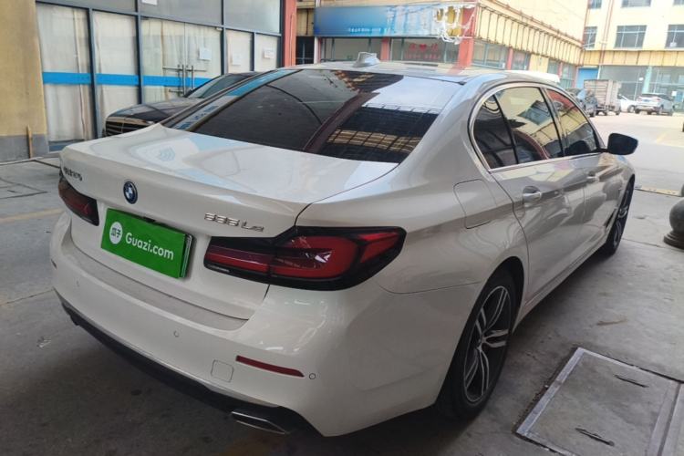 Used BMW 5 Series New Energy 2022 Second Facelift 535Le Luxury Package Rear Right 45 Deg