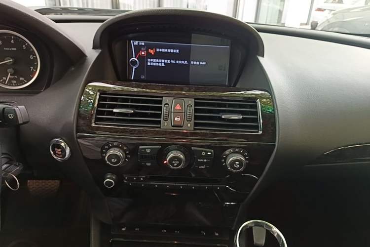 Used BMW 6 Series 2007 630i Convertible Coupe Audio And AC Panel