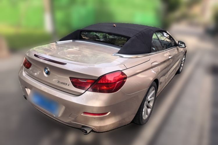 Used BMW 6 Series 2011 640i Convertible Coupe Rear Right 45 Deg