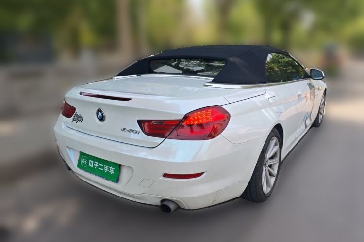 Used BMW 6 Series 2011 640i Convertible Coupe Rear Right 45 Deg