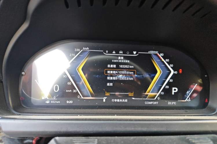 Used BMW 6 Series 2011 640i Convertible Coupe Odometer Close Up