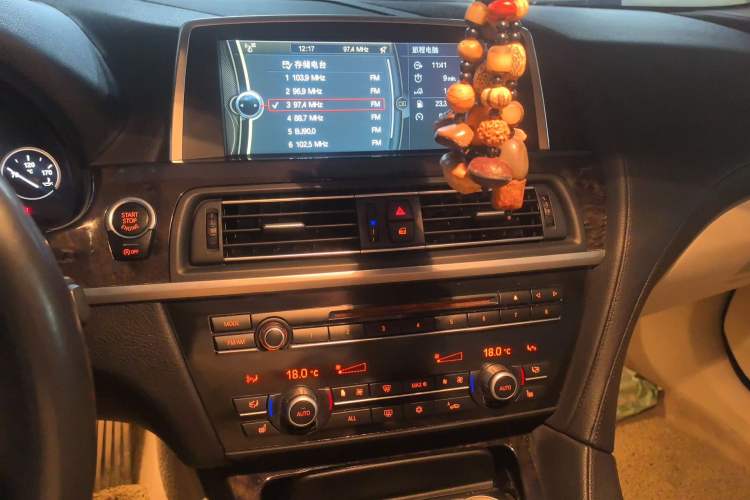 Used BMW 6 Series 2012 640i Gran Coupe Audio And AC Panel
