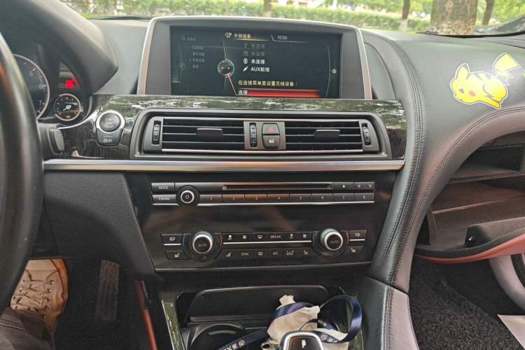 Used BMW 6 Series 2013 Facelift 640i Gran Coupe Audio And AC Panel