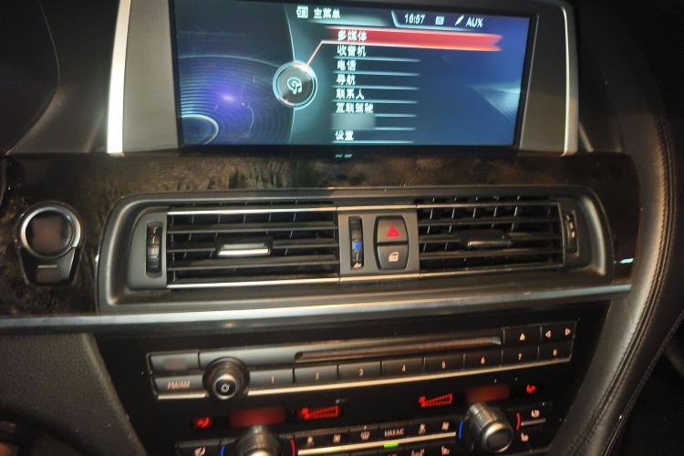 Used BMW 6 Series 2013 Facelift 640i Gran Coupe Audio And AC Panel
