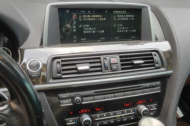Used BMW 6 Series 2013 Facelift 640i Gran Coupe Audio And AC Panel
