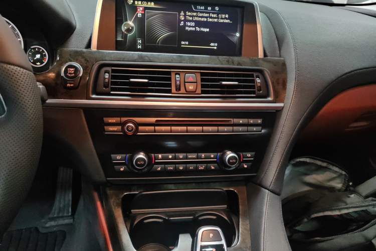 Used BMW 6 Series 2013 Facelift 640i Gran Coupe Audio And AC Panel