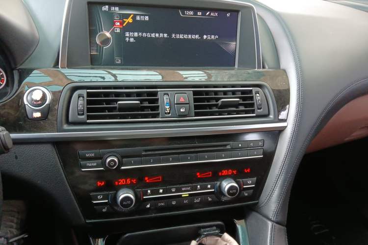 Used BMW 6 Series 2013 Facelift 640i xDrive Gran Coupe Audio And AC Panel