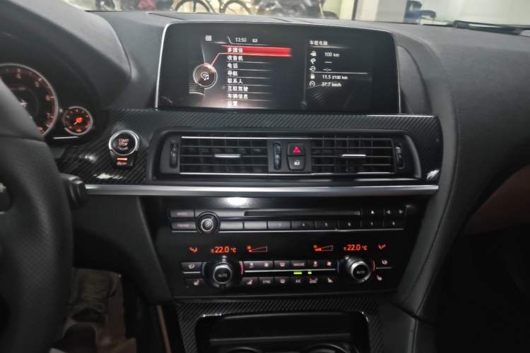 Used BMW 6 Series 2013 Facelift 640i Gran Coupe Audio And AC Panel