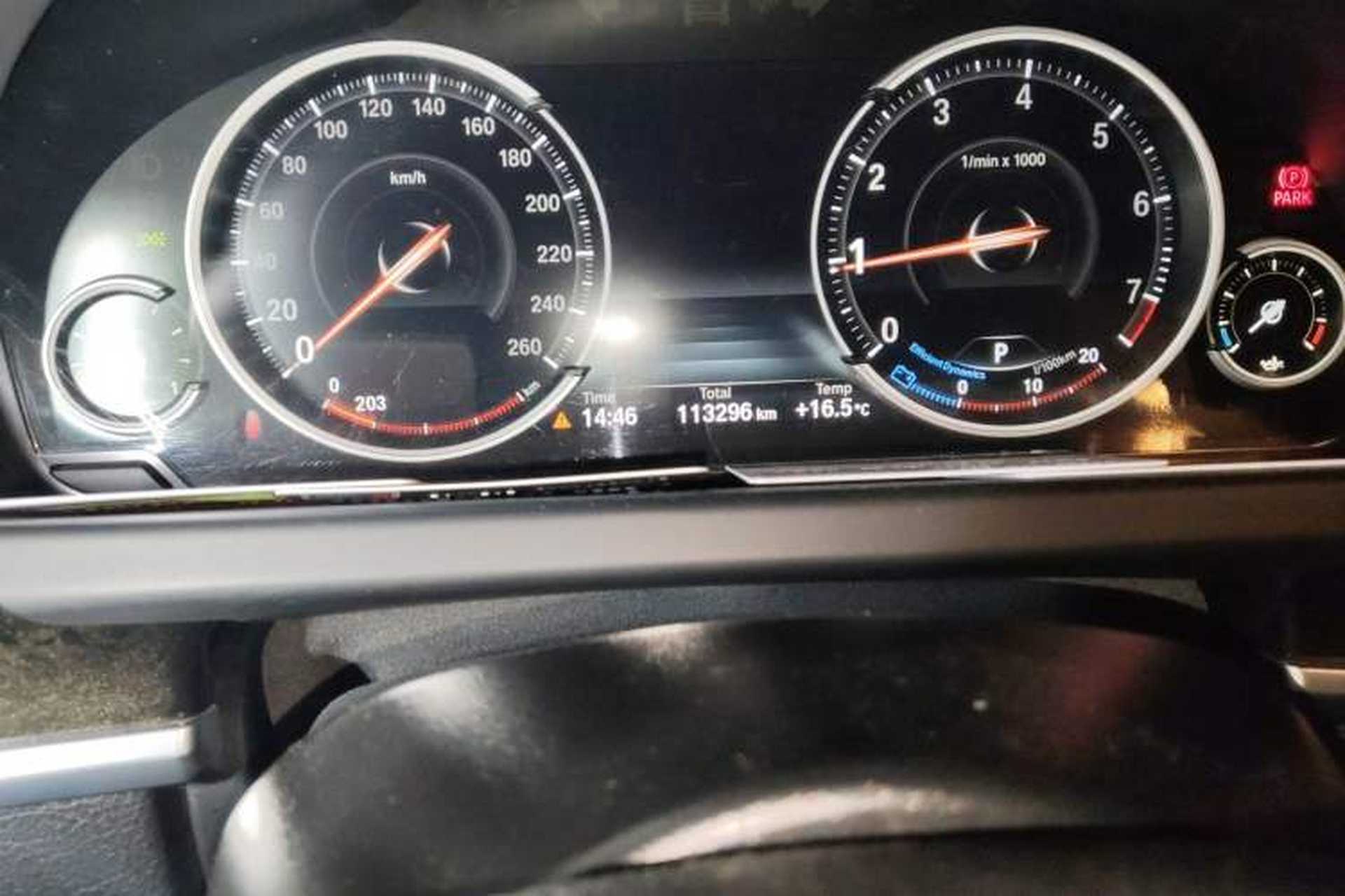 Used BMW 6 Series 2013 Facelift 640i Gran Coupe Odometer Close Up