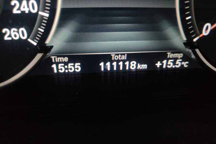 Used BMW 6 Series 2013 Facelift 640i Gran Coupe Odometer Close Up