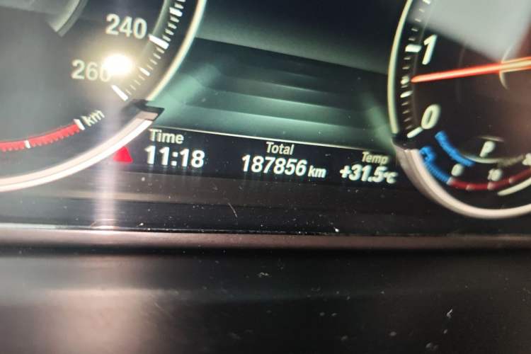 Used BMW 6 Series 2013 Facelift 640i Gran Coupe Odometer Close Up