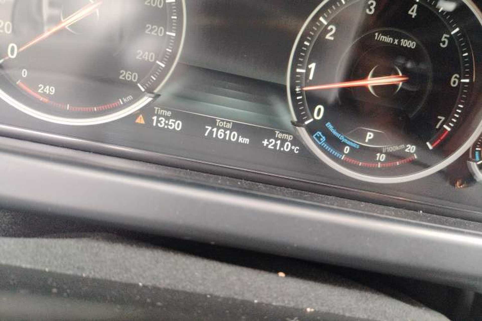 Used BMW 6 Series 2013 Facelift 640i Gran Coupe Odometer Close Up