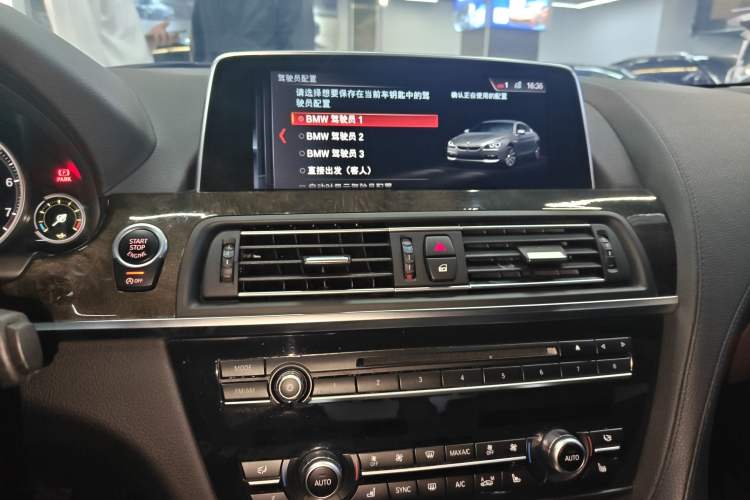 Used BMW 6 Series 2016 640i Gran Coupe Audio And AC Panel