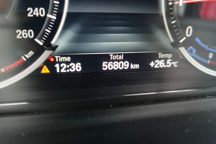 Used BMW 6 Series 2016 640i xDrive Gran Coupe Odometer Close Up