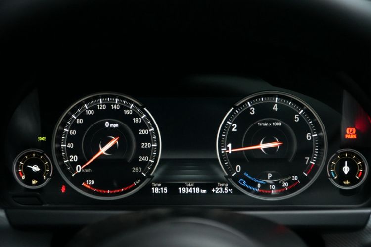 Used BMW 6 Series 2016 640i Gran Coupe Odometer Close Up