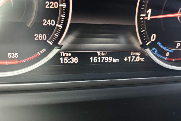 Used BMW 6 Series 2016 640i Gran Coupe Odometer Close Up