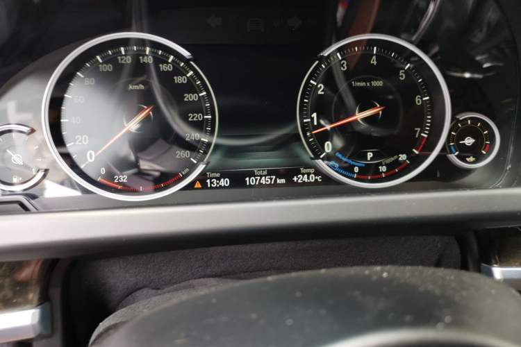 Used BMW 6 Series 2016 640i Gran Coupe Odometer Close Up