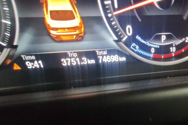 Used BMW 6 Series 2016 640i Gran Coupe Odometer Close Up