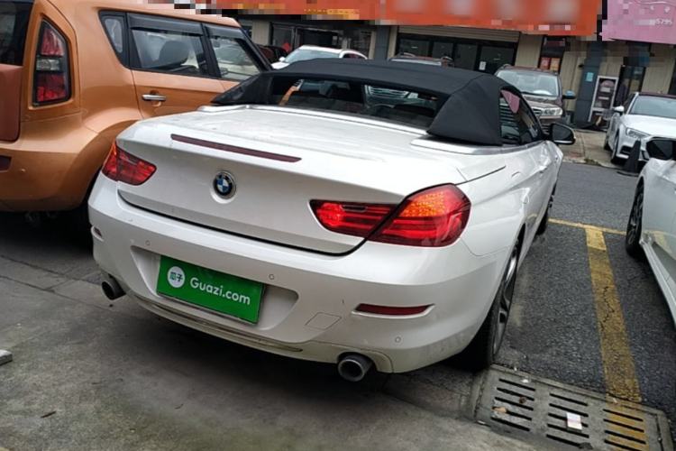 Used BMW 6 Series 2016 640i Convertible Coupe Rear Right 45 Deg