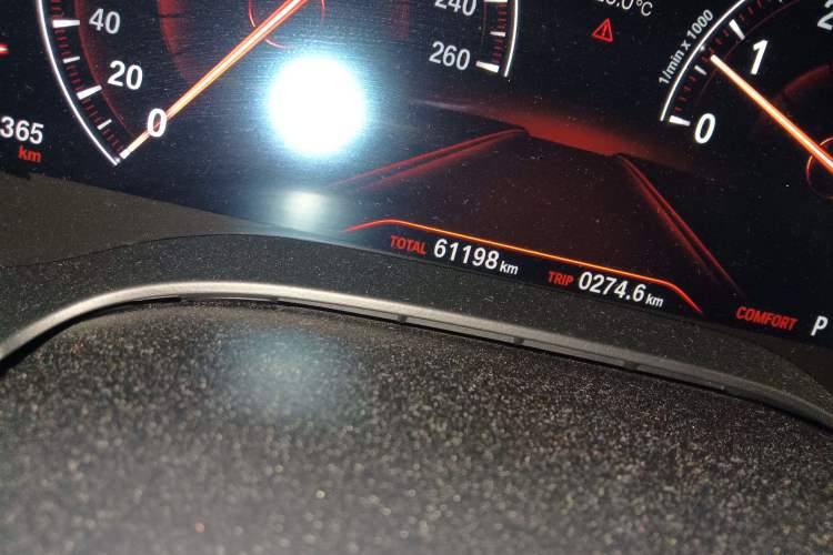 Used BMW 6 Series GT 2018 640i xDrive M Sport Package Odometer Close Up
