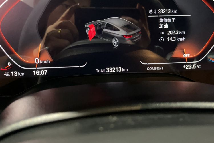 Used BMW 6 Series GT 2021 Restyled 630i M Sport Package Odometer Close Up