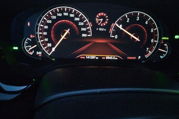 Used BMW 6 Series GT 2018 640i xDrive M Sport Package Odometer Close Up