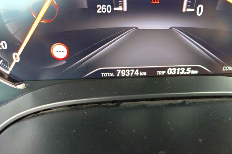 Used BMW 6 Series GT 2018 630i M Sport Package Odometer Close Up