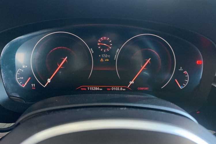 Used BMW 6 Series GT 2018 640i xDrive M Sport Package Odometer Close Up