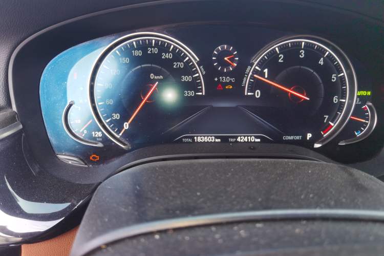 Used BMW 6 Series GT 2018 630i M Sport Package Odometer Close Up
