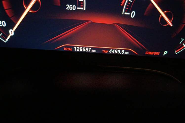Used BMW 6 Series GT 2018 630i M Sport Package Odometer Close Up